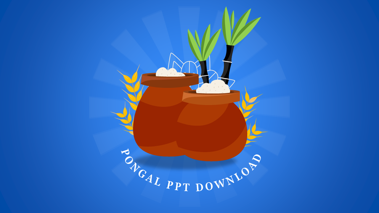 Creative Pongal PPT Download Slide Template Designs